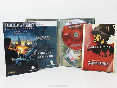 PC CD DVD Turning Point Fall of Liberty Special Steelbook Edition Steelcase 