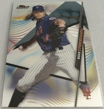 2020 Topps Finest Baseball Noah Syndergaard New York Mets base card #17