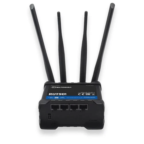 Teltonika RUT901 industrieller 4G LTE Mobilfunk-Router Dual SIM WLAN -40°C~75°C 