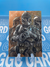 GGC Studio Star Wars The Veteran Artist Hand Drawn Auto Sketch Card 1/1