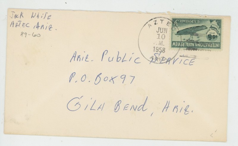 Mr Fancy Cancel Aztek Ariz DPO 1958 Cvr #114