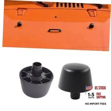 2 PCS Car Hood Front Stopper, Rubber Support Bumper Pier, Black Repair