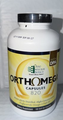 Orthomega 820 - 180 Softgels -Ortho Molecular Products