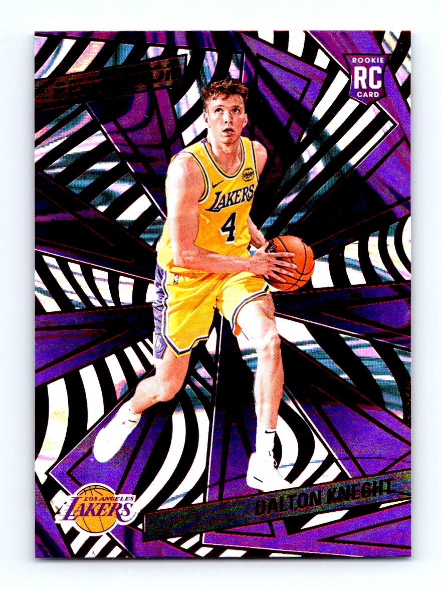 #109 2024-25 Revolution RED SWIRL Dalton Knecht RC Los Angeles Lakers