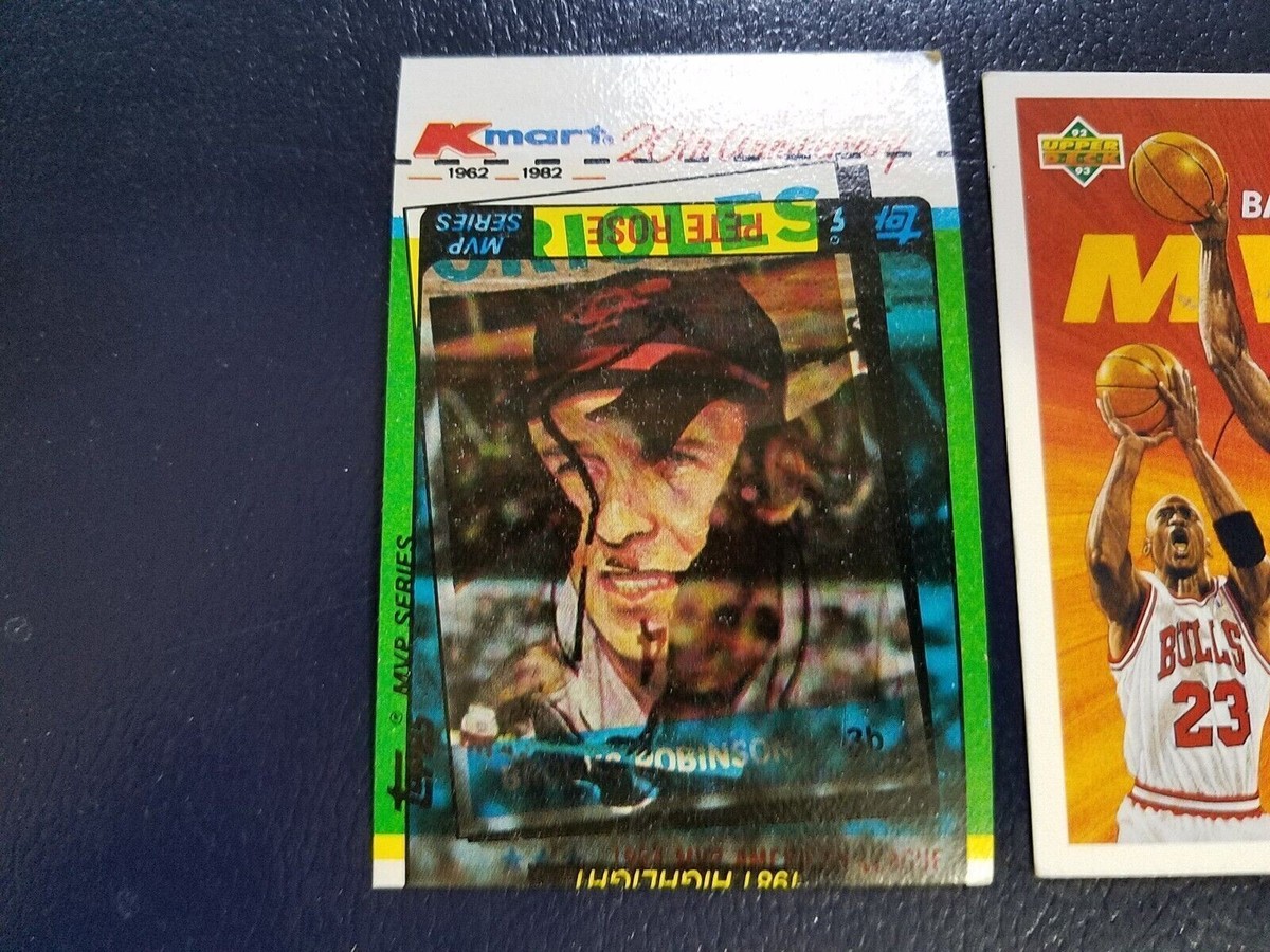 RARE OVER PRINT OVERPRINT ERRORS 1982 Topps KMART 20th Anniversary