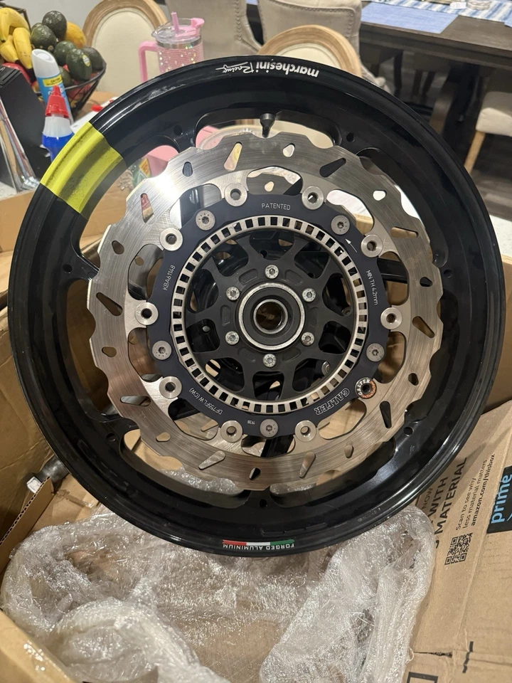 Par de ruedas de aluminio forjado Marchesini M7RS Genesi para BMW S1000RR 2009-2018 Foto 2 de 4