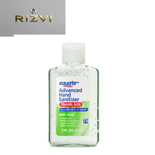 Equate Advanced Hand Sanitizer with Aloe, Travel Size, 3 fl oz