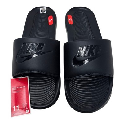 Nike Victori One Slide Triple Black CN9675-003 Mens 11 | eBay
