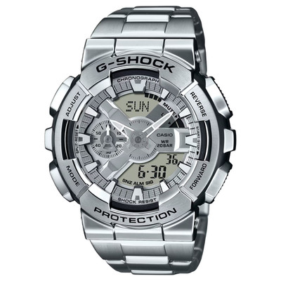 CASIO G-SHOCK GM-110D-8A GM110D-8A STEEL BEZEL A/D WATCH