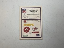 NFL Kansas City Chiefs NFL-14 Hot Iron Transfer Pattern For Punch Embroidery