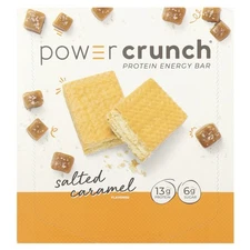 Power Crunch® Protein Energy Bar, Salted Caramel, 12 Bars, 1.4 oz (40 g) Each