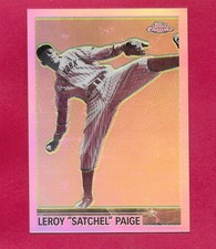 2001 Topps Chrome What Could Have Been WCB2 Satchel Paige REFRACTOR