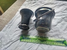 2 recipients metal - objets d'occasion.