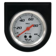 Equus 2 in White Oil Pressure Gauge Kit
