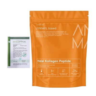 Kollagen Pulver 200g   92g /100g Protein Hydrolysiertes Collagen Typ 1&3 Halal