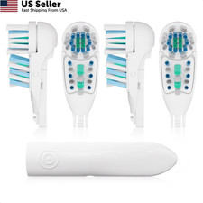4 Pcs Replacement Tooth Brush Heads Compatible 1 Count Pack of 4 , White