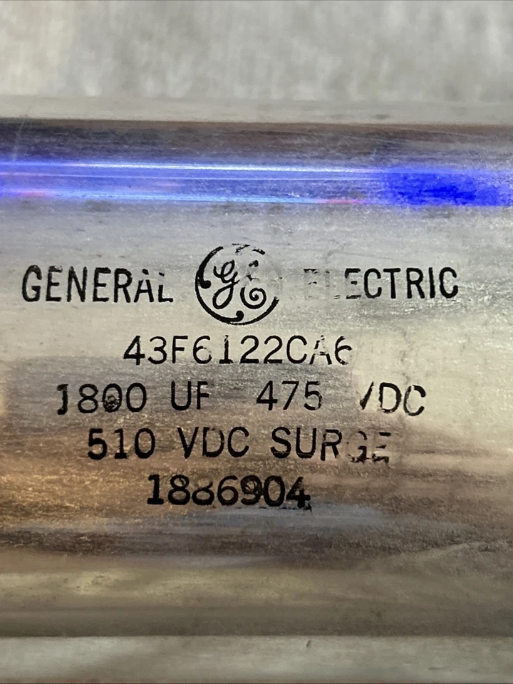 8 condensadores General Electric 43F6122CA6 NOS Foto 2 de 4
