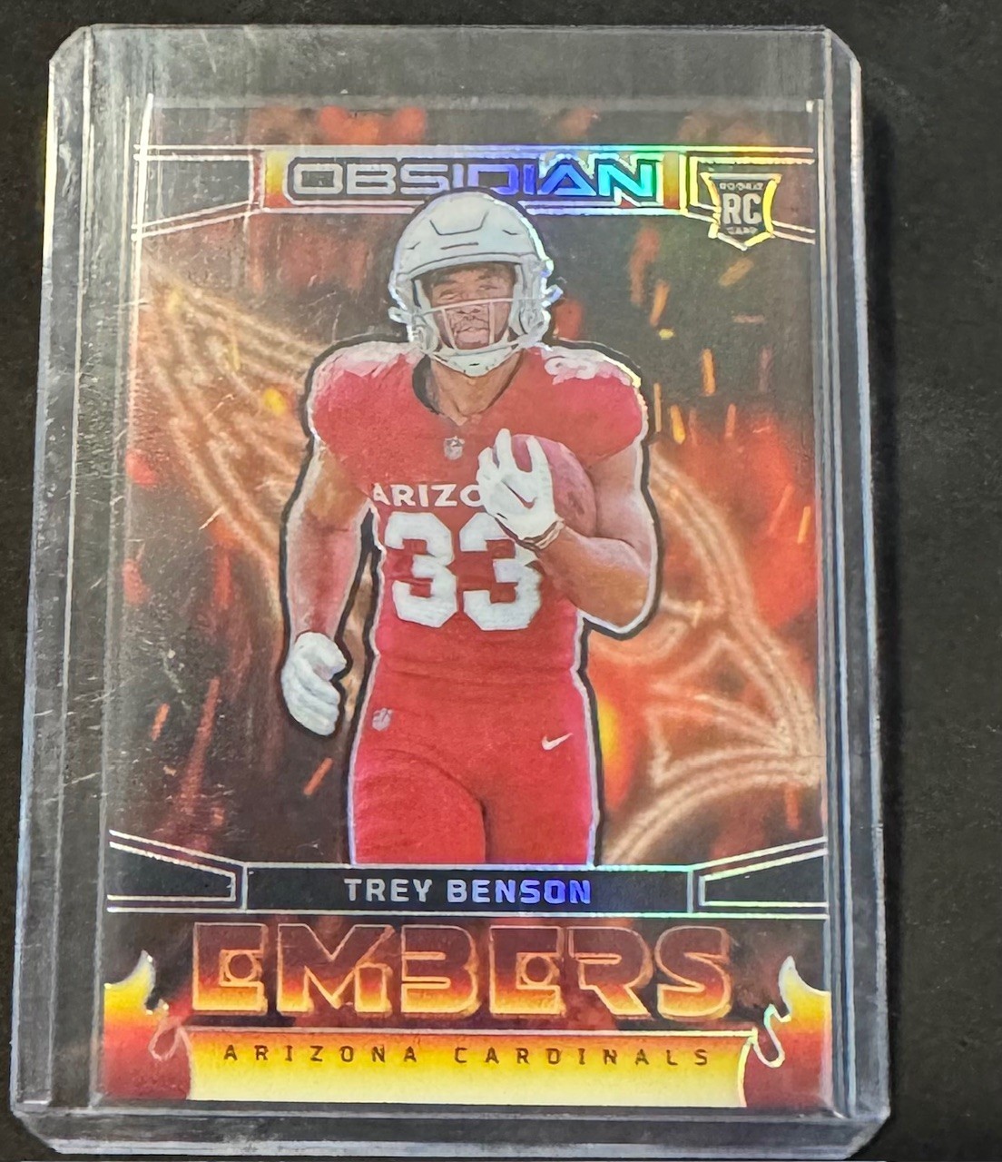 2024 Panini Obsidian Trey Benson Embers #17