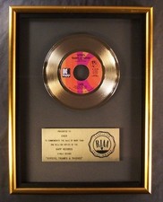 Cher Gypsys, Tramps & And Thieves 45 Gold RIAA Record Award Kapp Records