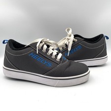 Heelys Pro 20 Shoes Boys Youth Size 6 US Gray Skater Sneakers HE100759
