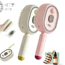 Electric Spray Air Cushion Massage Comb, Electric Steam Hair Straightener Brush
