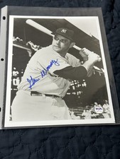 Gene Woodling autographed signed 8x10 photo MLB Washington Senators PSA COA