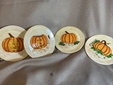 Market Halloween Coaster Set, 4, Jack-O-Lantern Theme