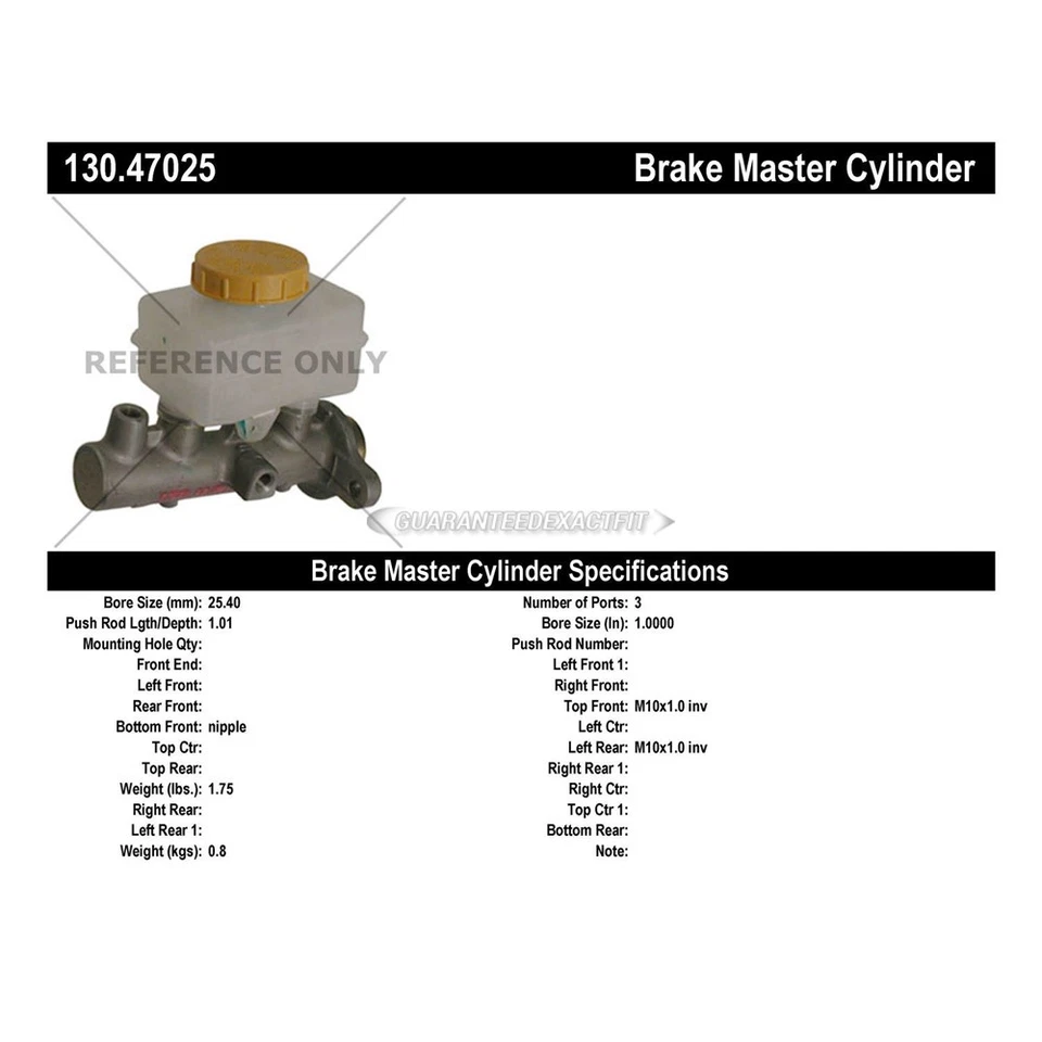 Para Subaru Impreza Forester Legacy Saab 9-2X cilindro mestre de freio central TCP - Imagem 3 de 3