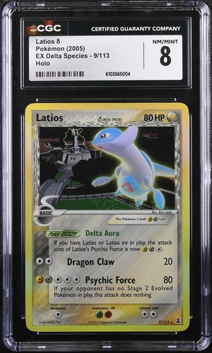 Latios δ graded CGC 8 for sale on eBay