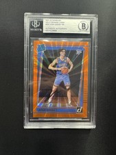 Josh Giddey signed autographed donruss orange laser rookie card beckett COA