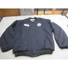 Bulwark FR Jacket Mens XXL Navy Blue Flame Resistant Quilt Insulated Work WARM