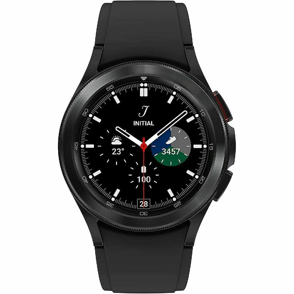 Samsung Galaxy Watch4 Classic WiFi 46 mm (SM-R890F) Schwarz Fitnessuhr Smartwatc - Bild 2 von 4