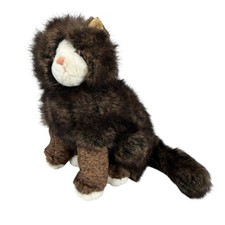 Ty Classic Prissy Cat Plush Brown 1999 Sitting Realistic Stuffed Animal 12 Inch