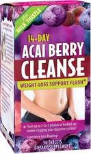 Applied Nutrition 14 DAY ACAI BERRY CLEANSE Weight Loss Support Flush 56 tablets