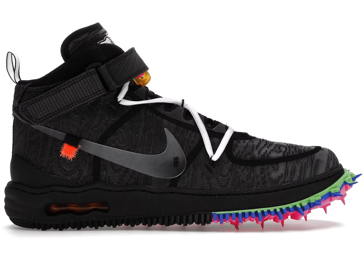 Off-White Air Force 1 Mid Black for sale - eBay