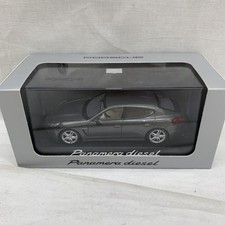 Minichamps 1/43 Porsche Panamera Diesel Gray Model Car Used