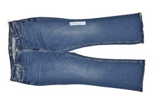 NEW Old Navy Size 22 Higher High-Rise Flare Jeans Dark Wash Secret-Smooth Pocket