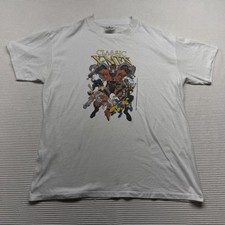 Vintage Classic X-Men Marvel Shirt Mens XL White Graphic Tee Wolverine 1988 80s