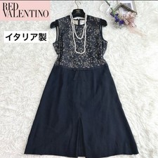 RED VALENTINO Sleeveless Dress Lace Made in Italy Black M Dress Black VALENTINO