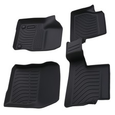 Black Floor Mat Set For Ford Focus 2012-2018 Tpe All-weather Floor Liners Black Floor Mat Set For Ford Focus 2012-2018 Tpe All-weather Floor Liners