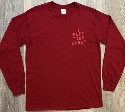 Kanye West I Feel Like Pablo Ultralight Beam Long Sleeve T-Shirt Size Medium