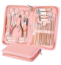 Manicure Set Pedicure Kit Womens Nail Clippers Set 30in 1