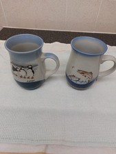 2× Vintage Japanese  Otagiri mugs of 450ml capacity each 