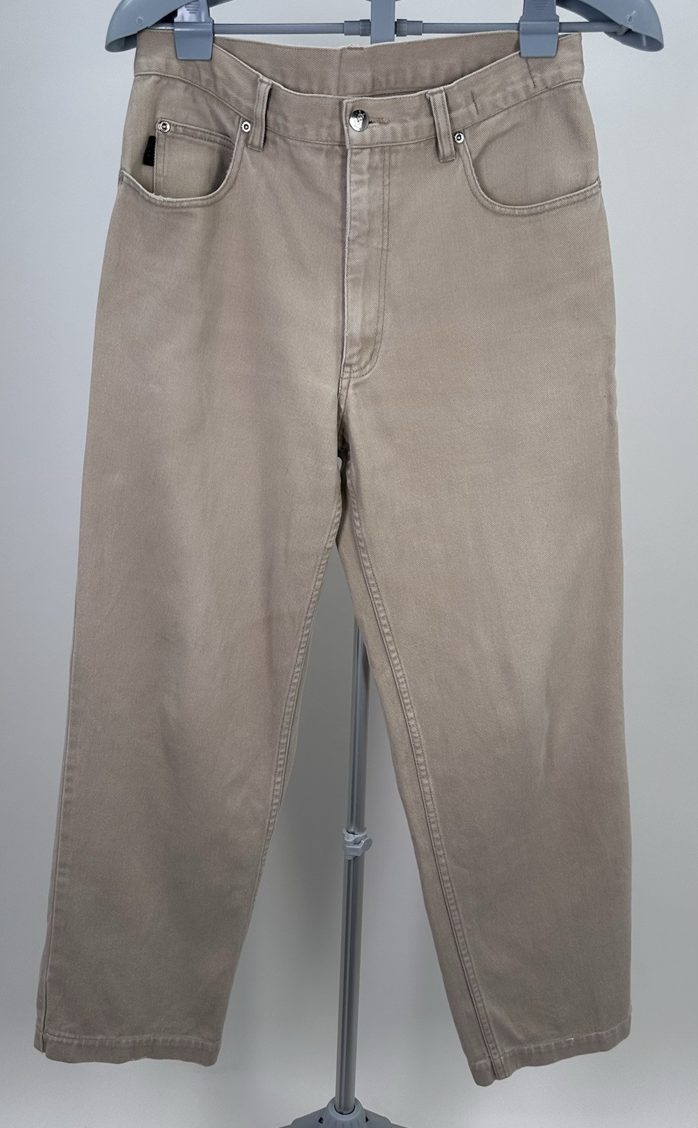 ⭐️ Jeans uomo Yves Saint Laurent YSL pour homme beige cotone taglia 34