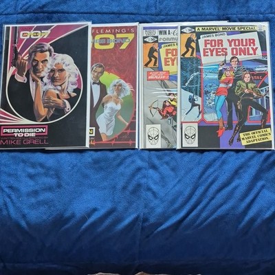 Marvel James Bond For Your Eyes Only Comic issue 1 & 2. 2 of the 3 007 series
