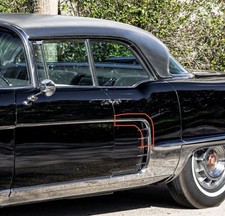 57-58 Cadillac Eldorado Brougham Exterior Door Edge Trims Chrome Moldings Lh Rh