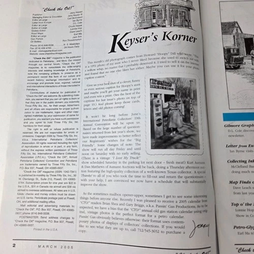 Vintage Magazine for Porcelain Sign Collecting - Shell Gas Oil Firestone Cover! - Image 4 of 4