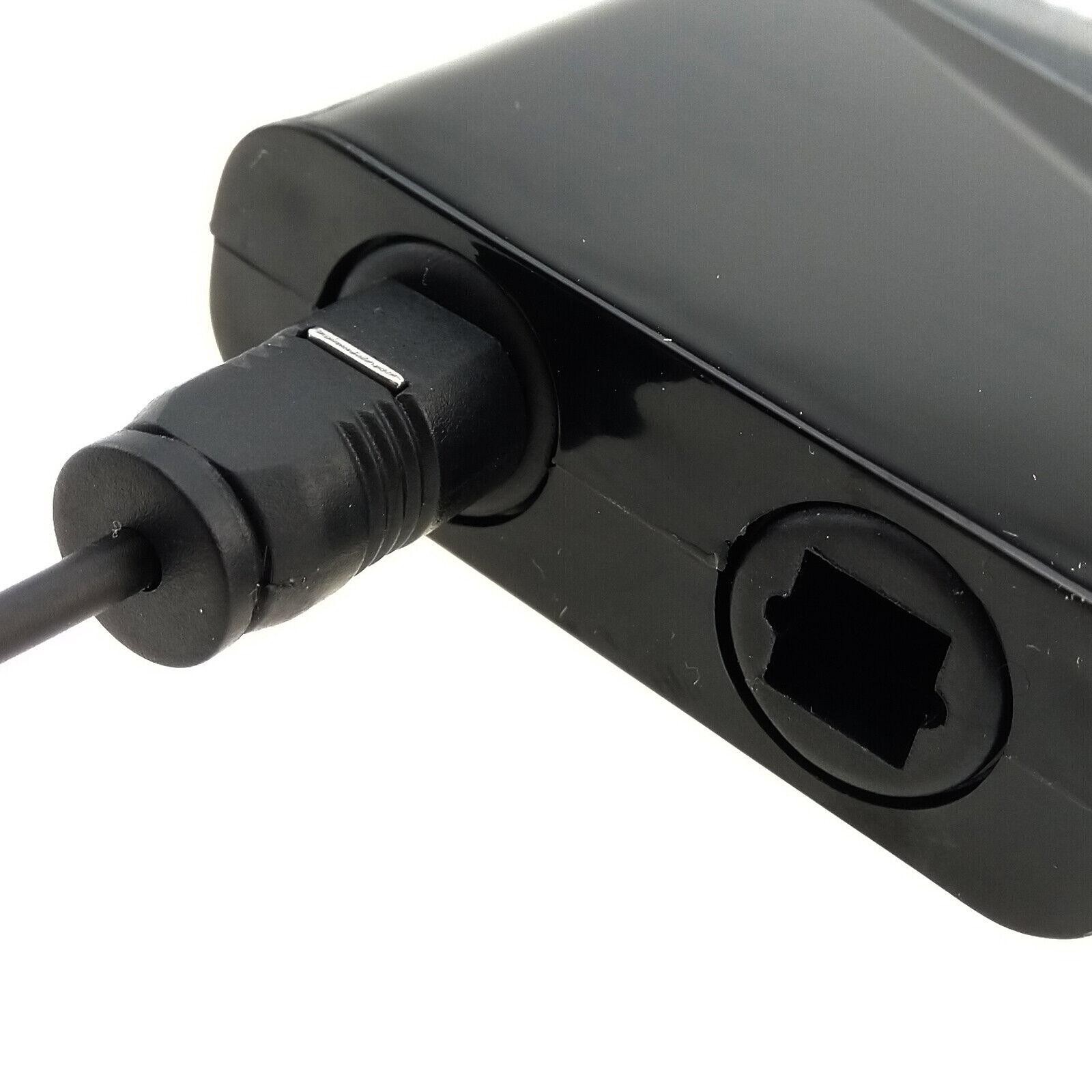 Dual Port Toslink Digital Fiber Optical Adapter Splitter Audio Cable 1 In 2 Out;