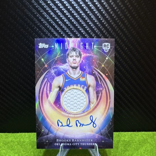 Topps Midnight 2025-26 Brooks Barnhizer Rookie Jersey Auto #80B2R-BB Thunder