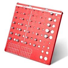 41 Nut and Bolt Thread Checker – Standard and Metric Thread Gauges, Bolt Size...